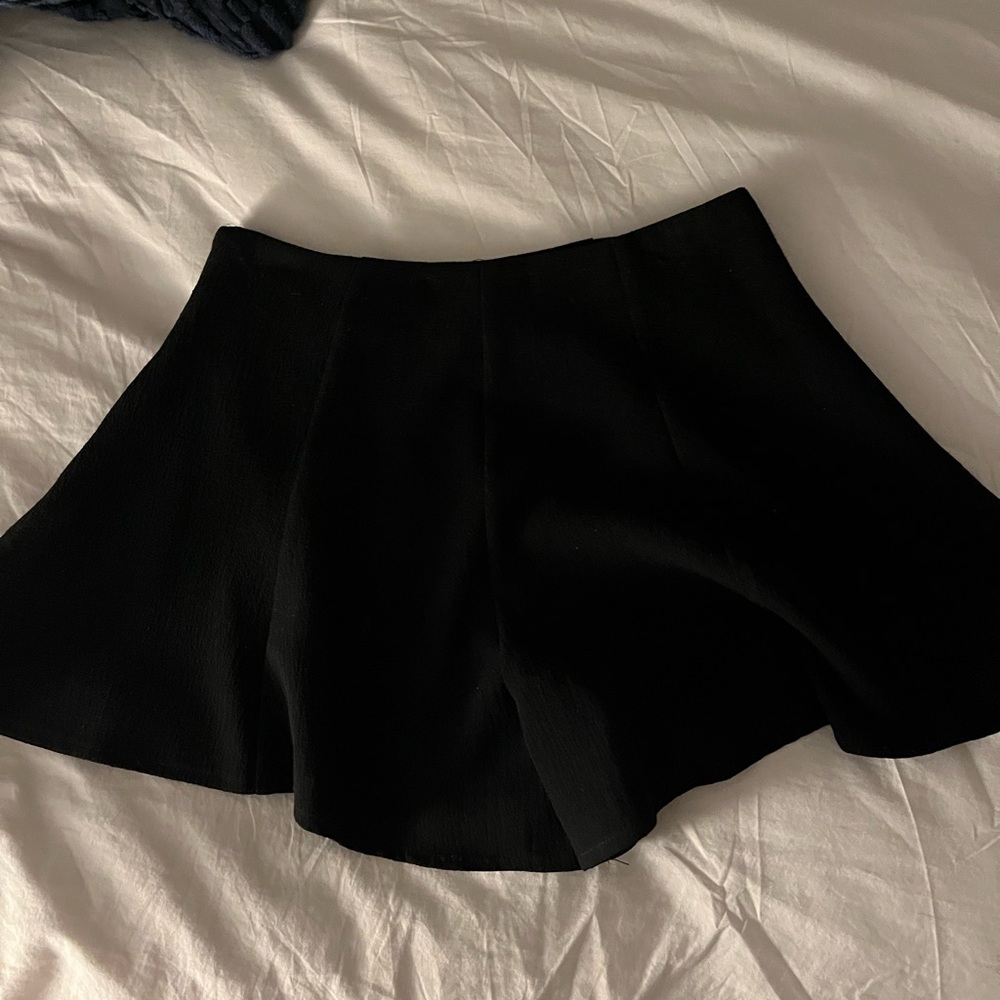 Elegant Black Women's Flowy Shorts